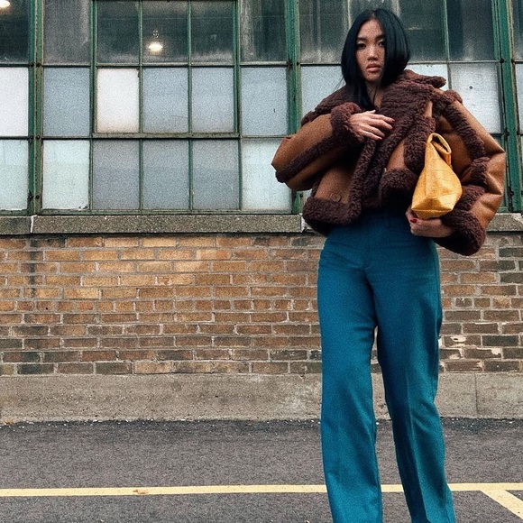 NWT Stand Studio Faux Shearling Tan Kristy Jacket - Picture 8 of 10